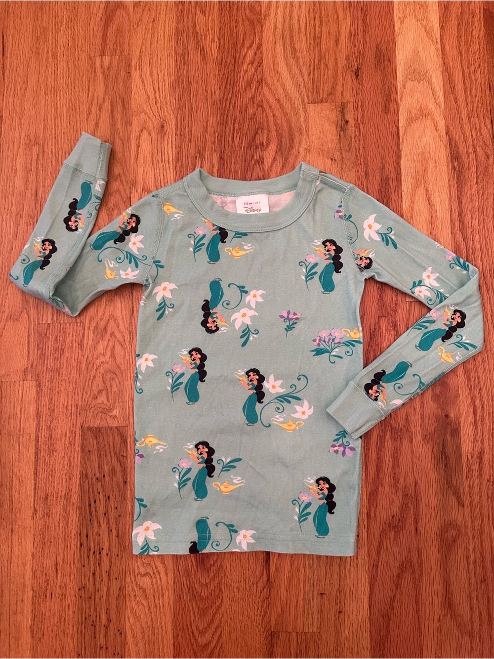 Hanna Andersson Disney Size 110 5 Aladdin Princess Jasmine Pajama Top Only